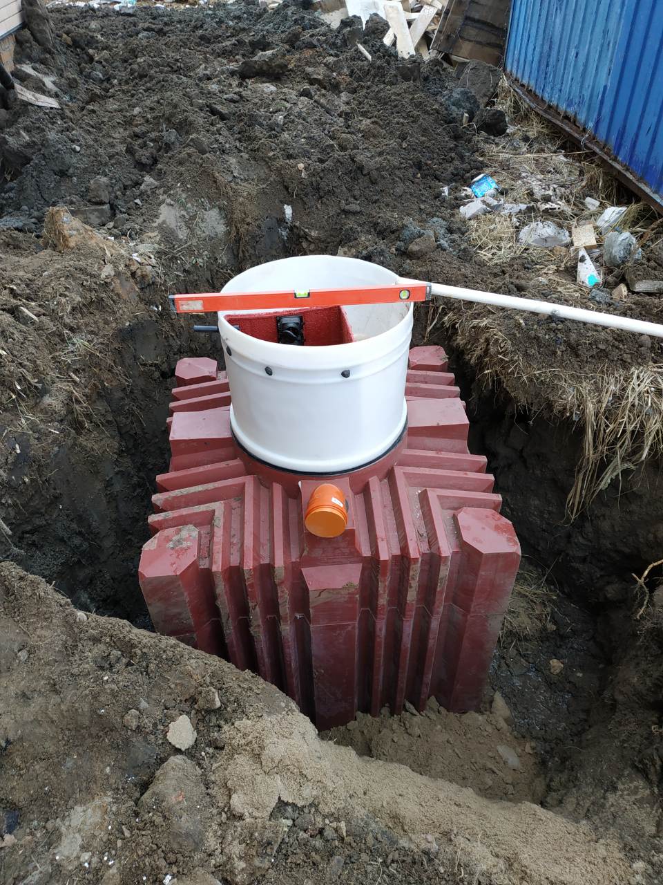 Монтаж автономной канализации "Тверь 1.2ПН" в Ярославле. Фото 7